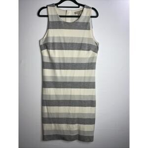 Banana Republic Striped Dress Bodycon Stretch Dress Size 6